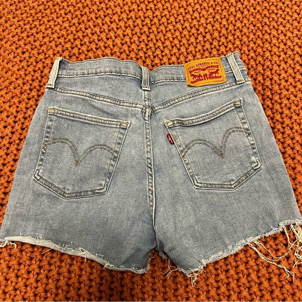 Levi's Women's High Rise Denim Cutoff Shorts